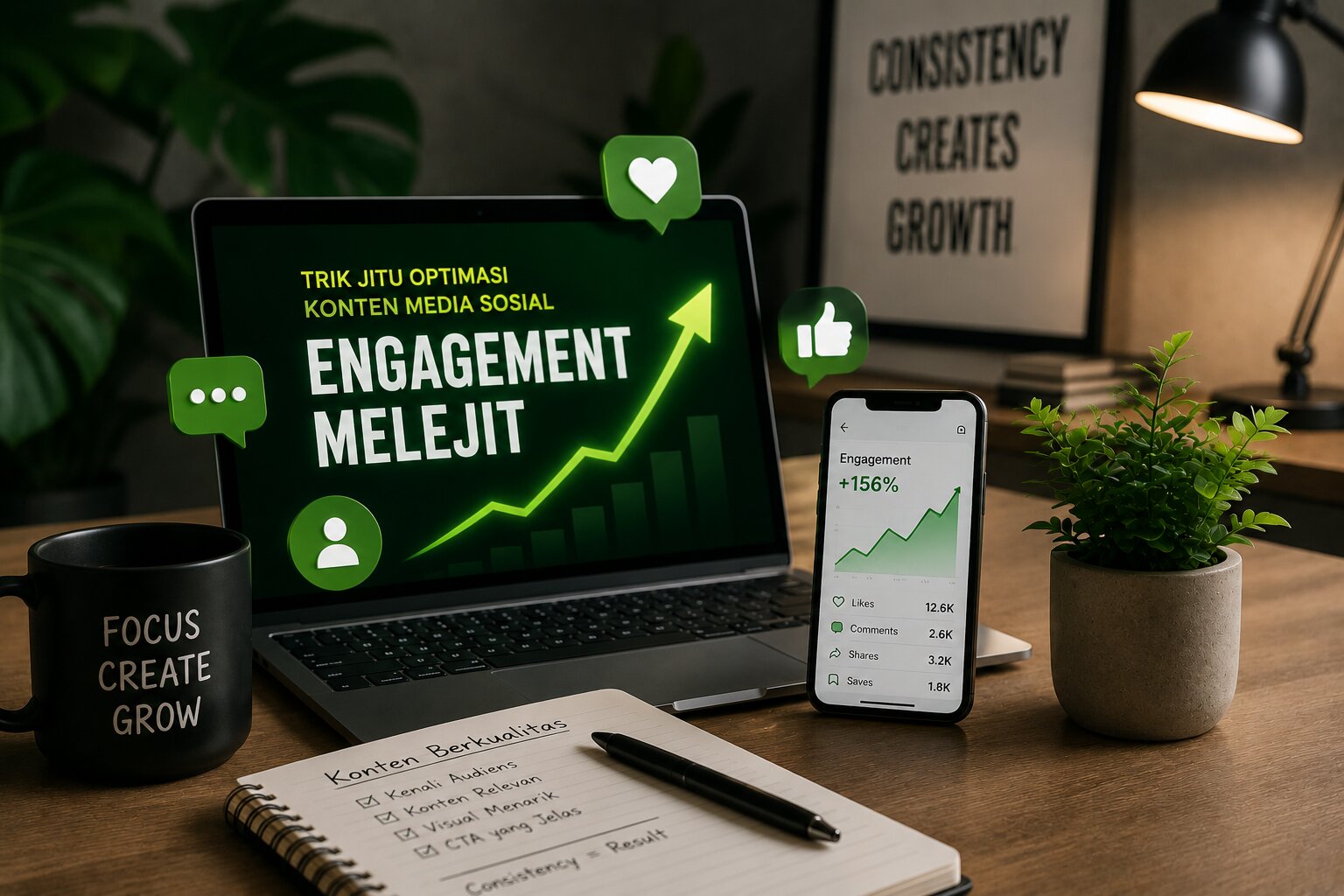 Strategi Optimalisasi Konten Viral Media Sosial untuk Meningkatkan Engagement Cepat, Distribusi Algoritma, dan Pertumbuhan Audiens Secara Organik