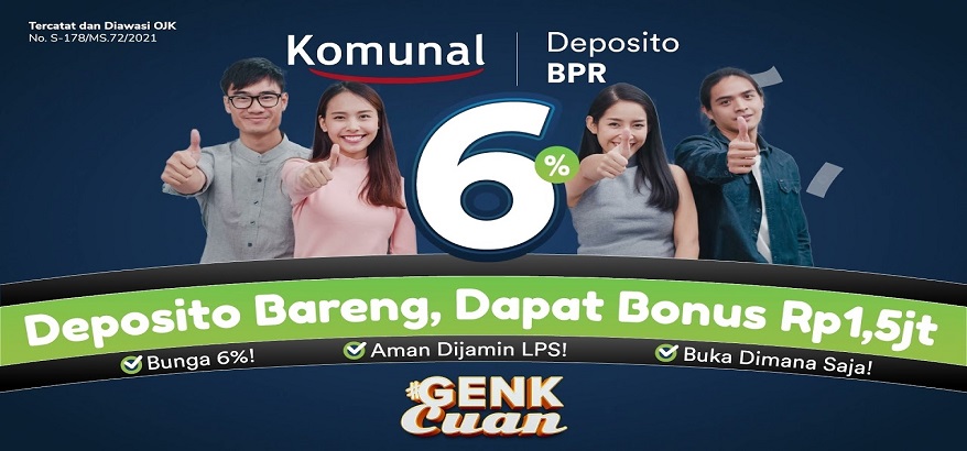 DepositoBPR by Komunal – Daftar Langsung Cuan, Launch Apps 7 April 2022