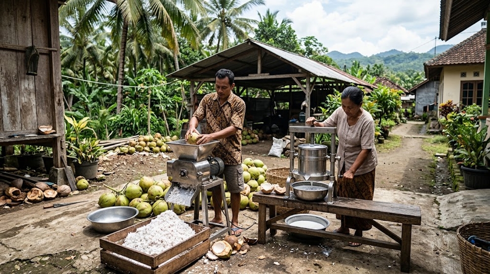 Cara Memilih Mesin Parut Kelapa dan Pemeras Santan yang Tepat